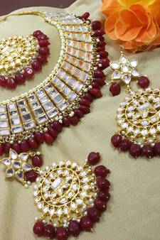 Red necklaces