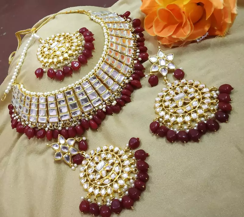 Red necklaces