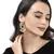Green Stone Studded Earrings
