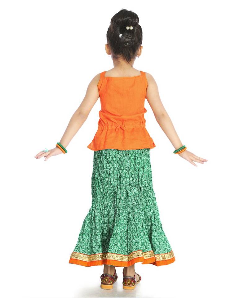 Sanganeri Print Lehenga Choli Set