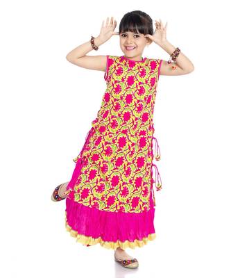 Sanganeri Print Lehenga Choli Set 1