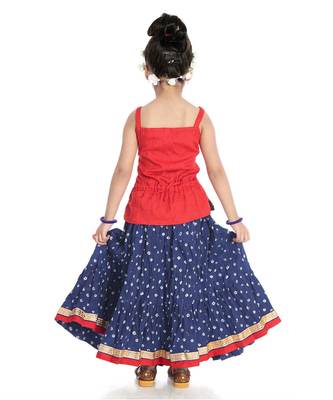Sanganeri Print Lehenga Choli Set 2