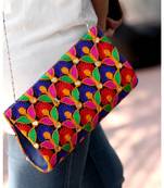 Bagzvela Multicolored Kutch Embroidered Clutch