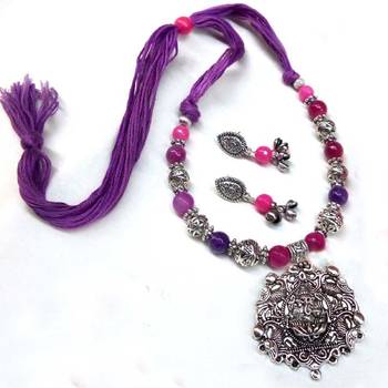 Purple Agate Necklaces 1