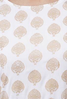 White printed rayon combo-kurtis 4