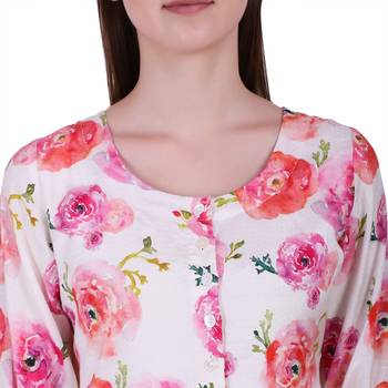 Multicolor Printed Viscose Ethnic Kurti 5