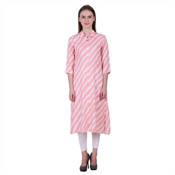 Multicolor Printed Cotton Ethnic Kurti 1