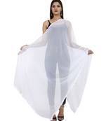 White Chiffon Moti Work Dupatta