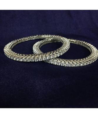 Silver   american diamonds bangles 2