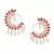 Pink stone Earrings