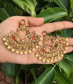 Gold Stone Chandbali