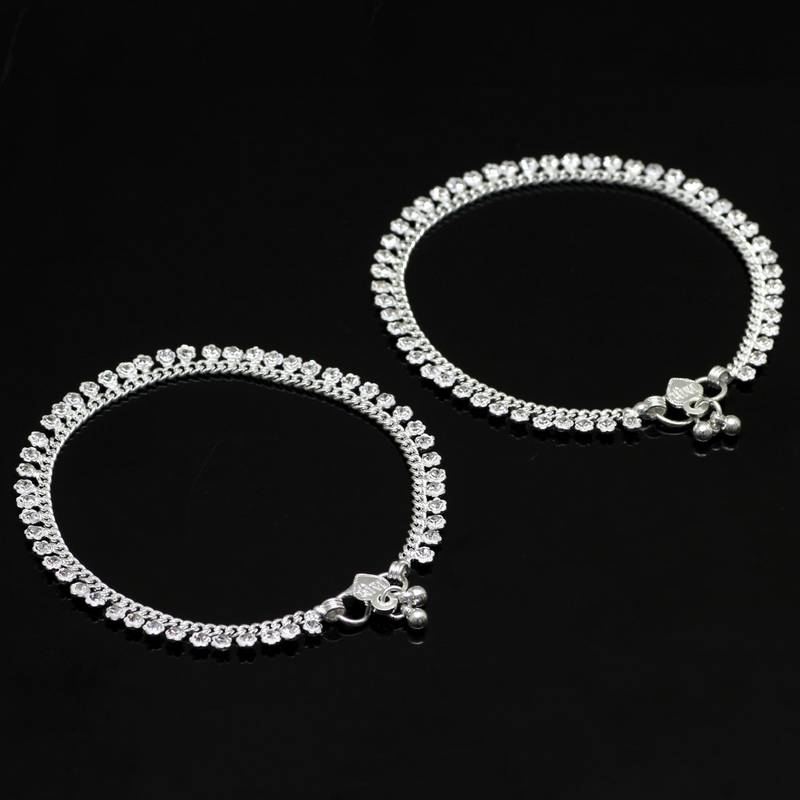 Silver anklets Jaipur Mart 2979750
