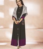 Multicolor Embroidered Cotton Poly Cotton Kurtis