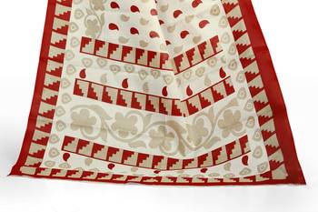   dark white printed art silk sarees saree with blouse 5