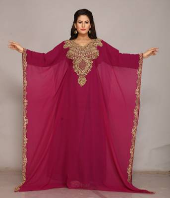 Dubai Kaftan Women Dress Long Gown Farasha jalabiya maxi Wear 1