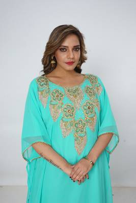 Dubai Kaftan Women Dress Long Gown Farasha Morocco Wear 3
