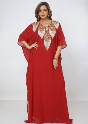 Dubai Kaftan Women Dress Long Gown Farasha jalabiya maxiWear 3