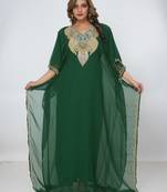 Dubai Kaftan Women Dress Long Gown Farasha Morocco Wear
