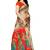 Beige Printed Art Silk Saree With Blouse