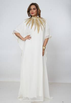 Dubai Kaftan Women Dress Long Gown Farasha jalabiya maxi Wear 1