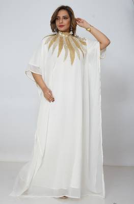 Dubai Kaftan Women Dress Long Gown Farasha jalabiya maxi Wear 3