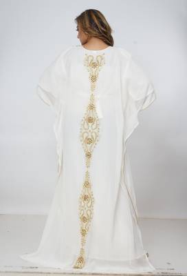 Dubai Kaftan Women Dress Long Gown Farasha Morocco Wear 2