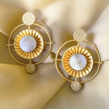 Gold earrings 2
