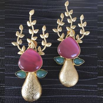 Gold earrings 2