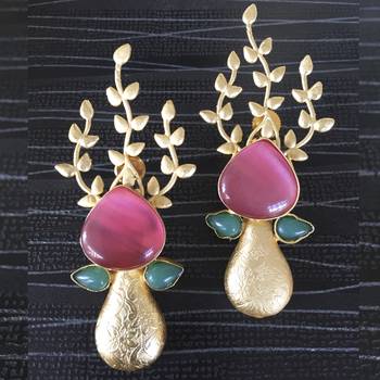 Gold earrings 4