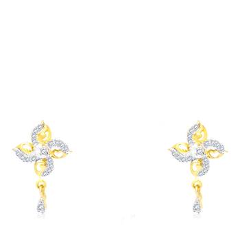 Gold cubic zirconia pendants 3