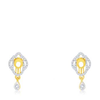 Gold cubic zirconia pendants 3