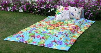 Reme Digital Printed Blanket Organic Cotton Quilt Multicolor Jaipuri Razai 2