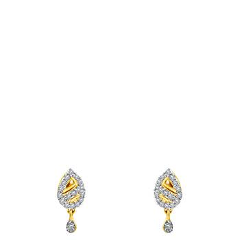 Gold cubic zirconia pendants 3