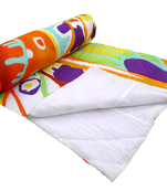 Reme Digital Printed Blanket Organic Cotton Quilt  Multicolor Jaipuri Razai