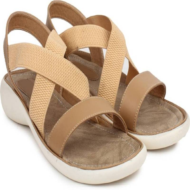Do Bhai brown Flat Sandal For Women