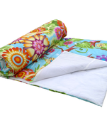 Reme Digital Printed Blanket Organic Cotton Quilt Multicolor Jaipuri Razai