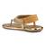 Do Bhai gold Flat Sandal For Women