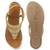 Do Bhai gold Flat Sandal For Women
