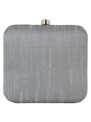 Ethnique Sequines Party Clutch Silver & Gold 3