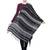 Brown & Black Viscose Rayon Striped Woven Design Scarf