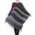 Brown & Black Viscose Rayon Striped Woven Design Scarf