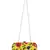 Ethnique Embroidered Party Clutch Bag Yellow & Multi