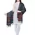 Multicolour Viscose cotton Geometric Woven Design Shawl