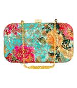 Ethnique Embroidered Party Clutch Multi