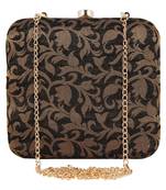 Ethnique Embroidered Party Clutch Black & Gold