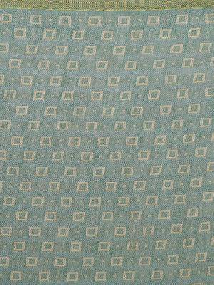 Green Cotton Viscose Geometric Woven Design Shawl 4