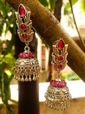 Pink earrings 1