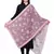 Pink Cotton Viscose Star Woven Design Shawl