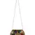 Jewel Mosaic Design Metal Work Party Clutch Bag Gold and Multi