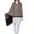 Black & Multicolour Floral Embroidered Woolen Shawl